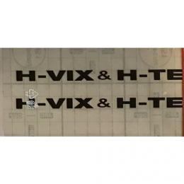 samolepka H-VIX 150x8 mm ern