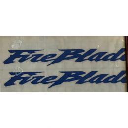samolepka Fireblade 162x18 pr, modr - zvtit obrzek