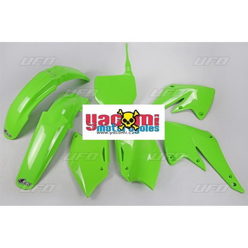 Sada plast Kawasaki - KXF250 / 04 - zelen - zvtit obrzek